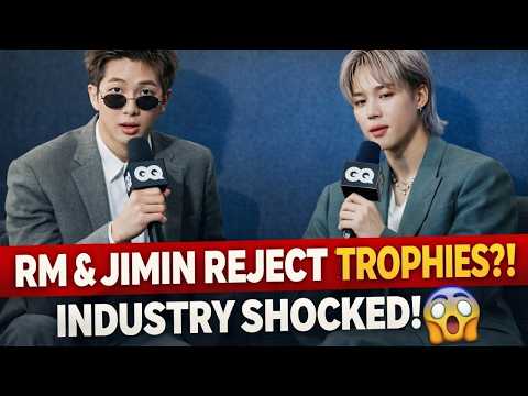BTS NU ALERGEAZĂ PENTRU TROFEE? DECLARAȚIA LUI RM ȘI JIMIN DE LA PREMIILE GRAMMY PROVOACĂ VORBE! 😱
