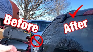 How To Replace Rear Liftgate Glass Hinge | 2006 Ford Explorer