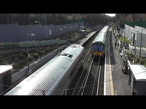 IE 22000 + 29000 Class DMU Trains - Killester Station, Dublin