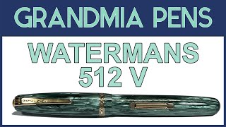 WATERMANS 512V FOUNTAIN PEN