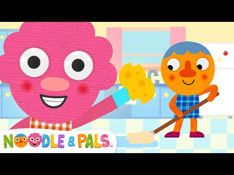 In The Kitchen | Rooms Around The House Song 🏡 | Noodle & Pals