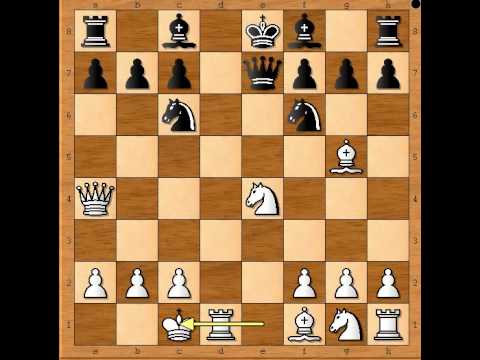 Taktički trik u vezivanju figure - BRONSTEIN vs NN - Igra u centru  # 347