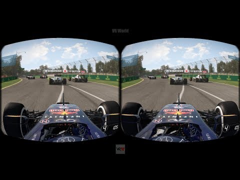 F1 Formula Racing in Virtual reality - Grand Prix Race Highlights 3D VR SBS HTC Vive