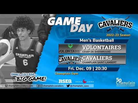 RSEQ D1 Basketball Masculin 🏀 Sherbrooke @ Ch.-St-Lambert [2022-11-20]