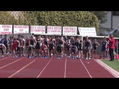 2011 SMHS Track -  Men's 100 Meters (2 Heats) at Oaks Christian Invitational