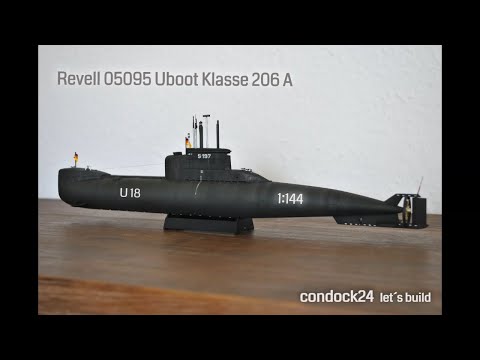 Modellbau - Revell 05095 - 1:144 - "U18" - Klasse 206 A.