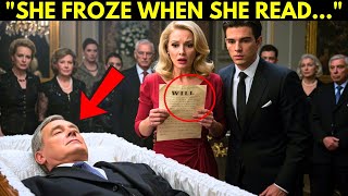 The Wife Spent All of Her Husband's Fortune with Her Lover – But When She Read the Will...