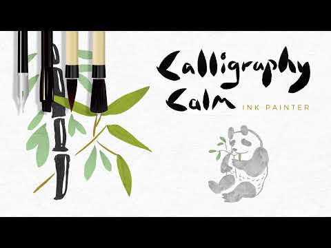 Calligraphy Calm Ink Brush Video