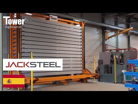 LOGITOWER: JACK STEEL - sistema automatizado de almacenamiento de barras de acero