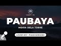 Paubaya - Moira Dela Torre (Lower Key - Piano Karaoke)