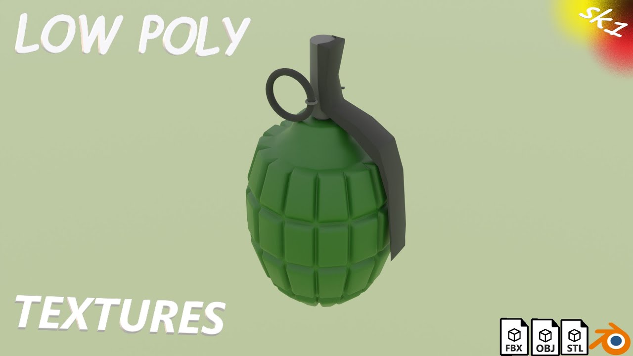 grenade(part 1) | CGTrader