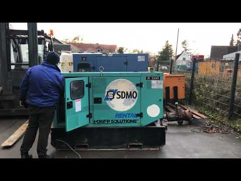 Notstromaggregat SDMO R 44 Mitsubishi 44kVA - Nr. 836
