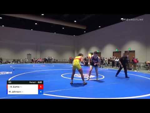 195 Lbs 5th Place Match - Kendrick Curtis, TN Vs Myles Johnson, OH 9204