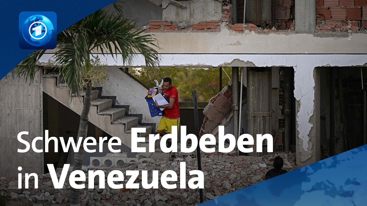 🌍tagesschau24 um 20 Uhr & Brennpunkt 25.6.2026 | Schwere Erdbeben in Venezuela
