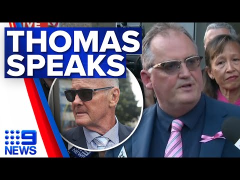 Journalist Hedley Thomas speaks after Chris Dawson found guilty | 9 News Australia