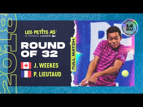 Les Petits As 2018 | Boys Round of 32 | Jordan Weekes vs. Pierre Lieutaud