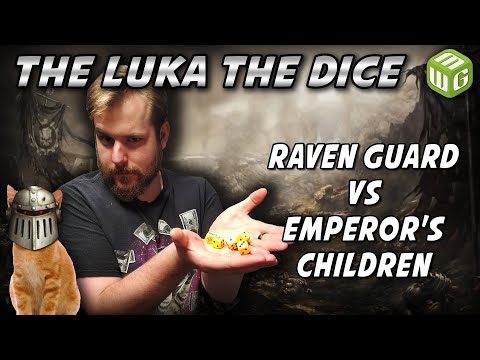Raven Guard vs Emperor's Children Horus Heresy Battle Report - Just the Luka the Dice ep 9