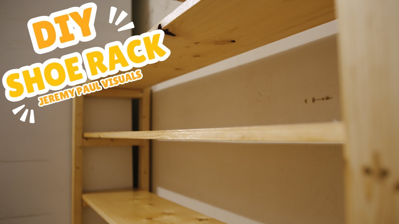 How to Build a Custom Wooden Shoe Rack