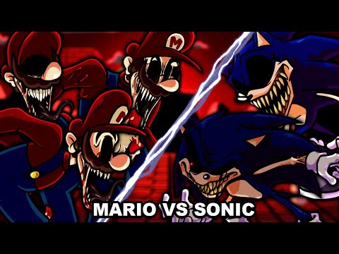 Mario.EXE Vs Sonic.EXE 2011 (It's-A-Me V2 Cover) - Mario Madness V2 FNF