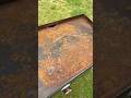 Restoring a rusted blackstone #blackstone #blackstonegriddle
