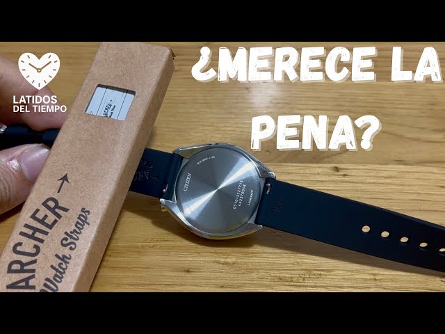Vídeo relacionado con Archer Watch Straps - Correas de Reloj de Silicona Suave de Liberación Rápida (Naranja Portland, 18mm)
