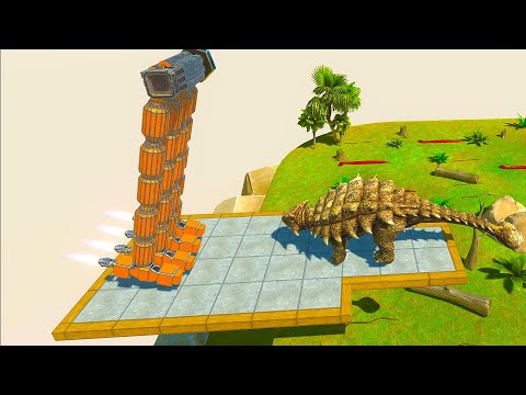 DEADLY PUNCH vs DINOSAURS - Animal Revolt Battle Simulator ARBS #73