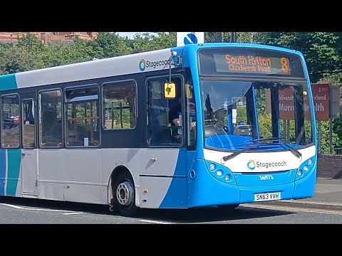 36973 SN63 VVH - Stagecoach North East - Operating service 8 to South Hylton Claxheugh Road.