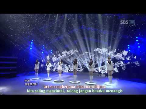 T-ara & Davichi - We Were In Love [Perf] [Indo Sub] - 2012.01.15