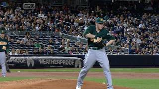 Ichiro singles into Jarrod Parker's uniform ????