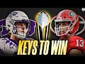 2023 CFP National Championship: No. 3 TCU vs No. 1 Georgia KEYS TO WIN FOR EACH TEAM | CBS Sports HQ
