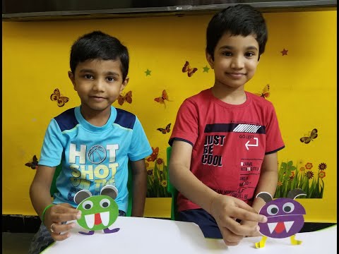 Craft work - Silly Monsters by Suhruth and Sumedh