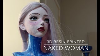 3D Printed Naked Woman