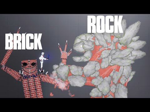 Rock Elemental Golem vs Brick Golem Boss [People Playground 1.27 preview]