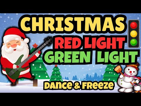 Christmas Red Light Green Light | Brain Break | Danny Go Noodle