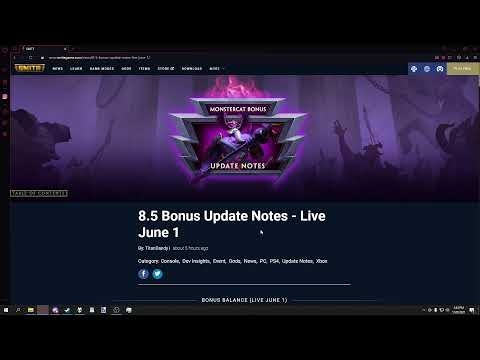 SMITE 8.5 Bonus Patch Notes Review!