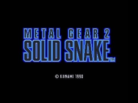 Metal Gear 2 Solid Snake - Intro (MSX2) HD