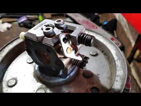 Walbro WT-215 / Stihl 023 Carburetor - Replacing the diaphragms. How to adjust the carburetor. Wh...
