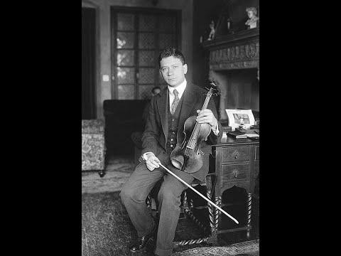 Efrem Zimbalist (violin) - Serenata, Op. 15 (Moszkowski) (1916)
