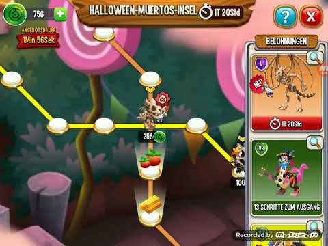 Dragon City Halloween Muertos Insel Tag 9