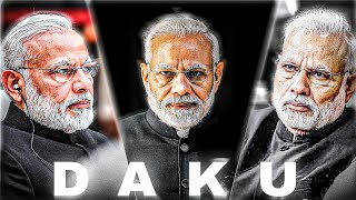 shorts Narendra Modi 😈 DAKU daku song attitude status 🔥 primeminister Mp4 Video  Download & Mp3 Download