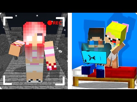 😨NEVER FOLLOW A GIRL AT 3 AM IN MINECRAFT! SHADY LESKA & NUBIC SCARY STORY