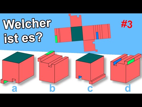 3D-Abwicklungen von Körpern Teil 3/ Faltvorlagen - räumliches Vorstellungsvermögen trainieren