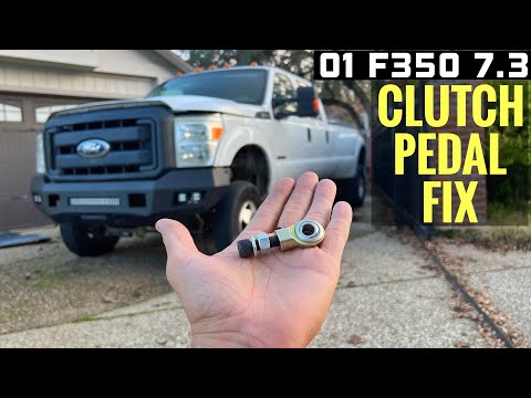 2001 F350 7.3 - Clutch Pedal Fix This is a MUST mod, Swivel Bushing - Rod fail Repair