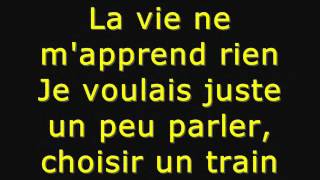 Karaoké La vie ne m'apprend rien Daniel Balavoine