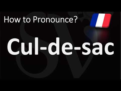 How to Pronounce Cul-de-sac in French?