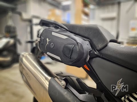 Perun moto KTM 1290 SAS 2021+ Side carriers and Mosko moto Aux Pox 5l