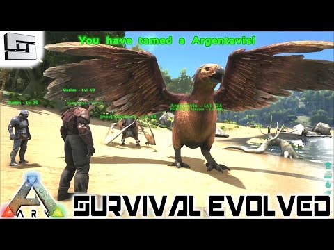 ARK: Survival Evolved - TAMING AN ARGENTAVIS! HIGH LEVEL! 100+ E51 ( Bird / Gameplay )