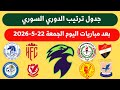 ترتيب الدوري السوري الجولة 24 بعد فوز اهلي حلب الجمعة 22-5-2026 💥 نتائج مباريات اليوم