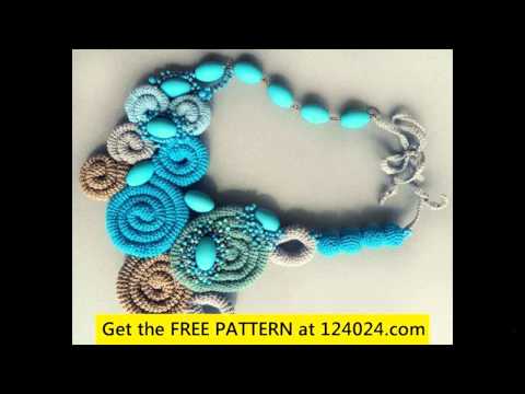 free crochet necklace pattern