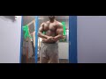 black muscle man chest bounce.